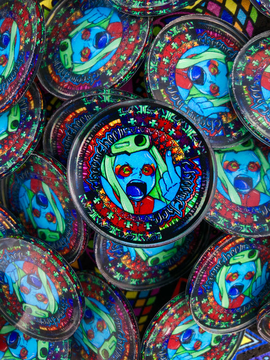 “自分で手に入れよう” ‘Becca’ Acrylic Pin