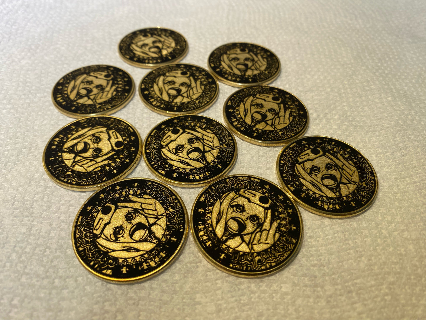 Solid Brass “Choom Chips”