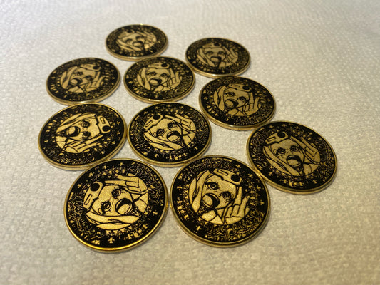 Solid Brass “Choom Chips”