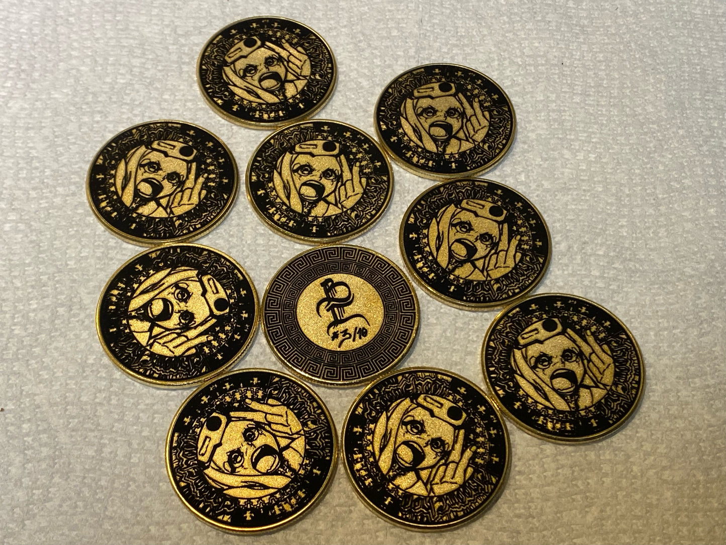 Solid Brass “Choom Chips”